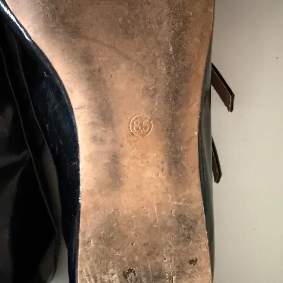 Three Straps Black Mary Janes - Picture 7 of 8